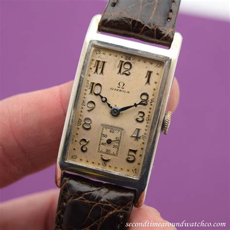 old omega pocket watch|omega vintage rectangular watches.